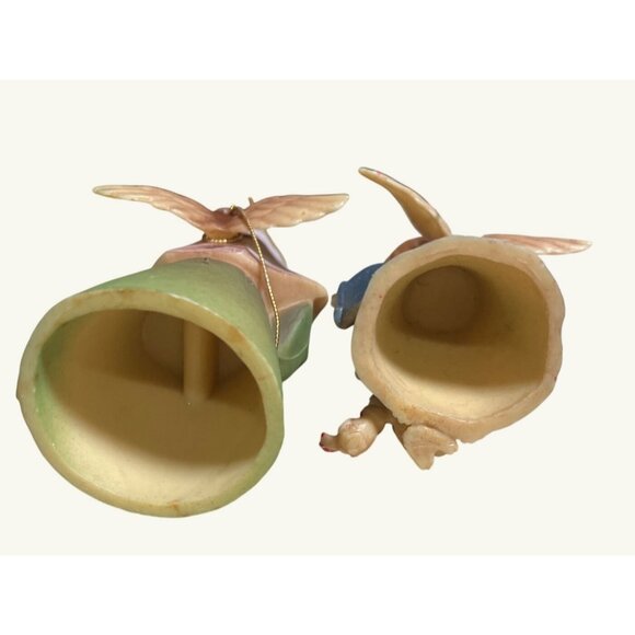 Vintage Angel Ornaments With Birds and Flowers Set Of 2 - Picture 8 of 11